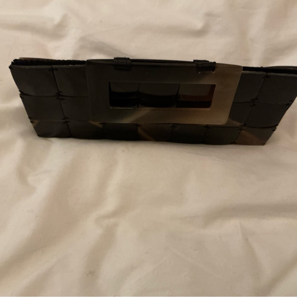 Tortoiseshell Square Block Small Handbag - image 3